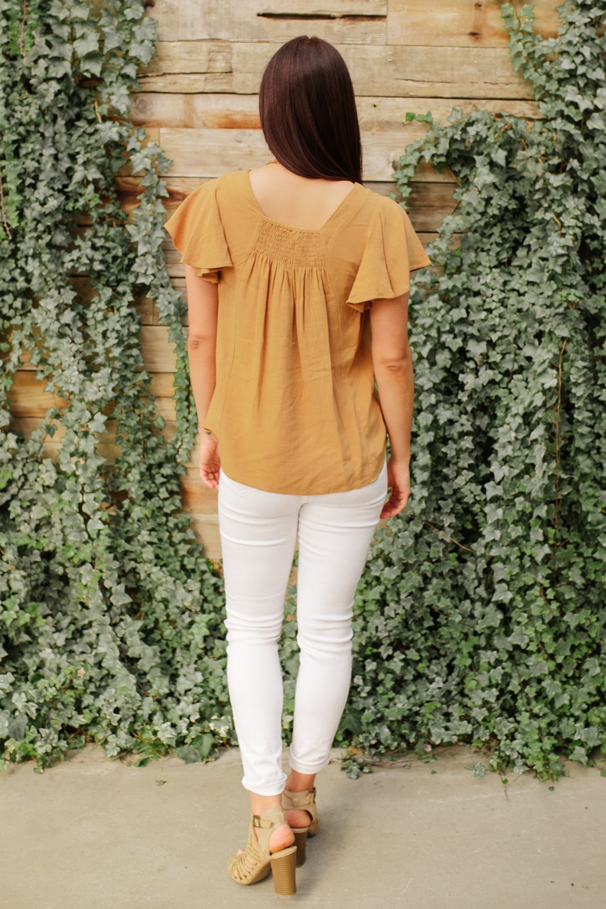 Envy Me Top in Taupe (Online Exclusive) - Uptown Boutique Ramona