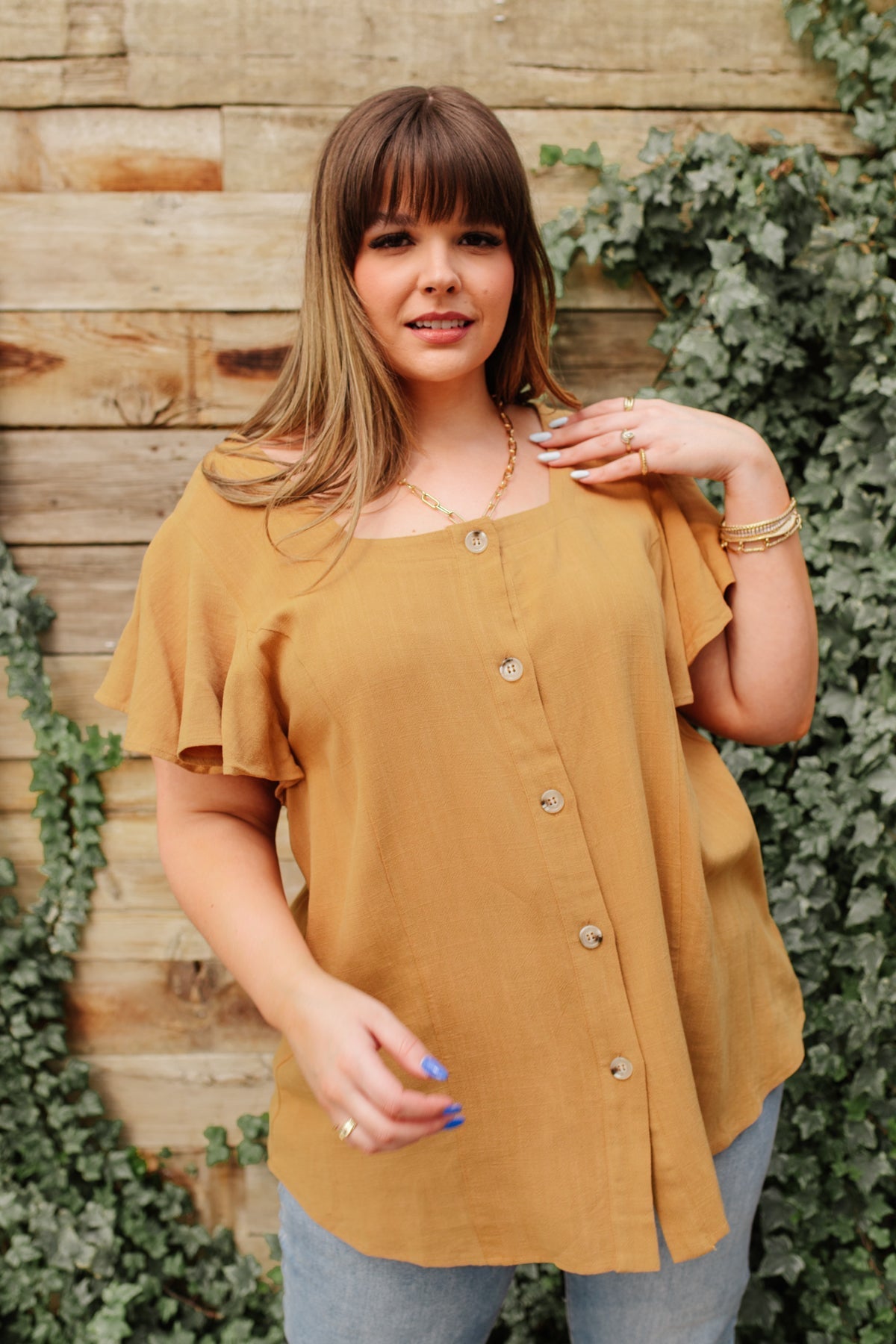 Envy Me Top in Taupe (Online Exclusive) - Uptown Boutique Ramona