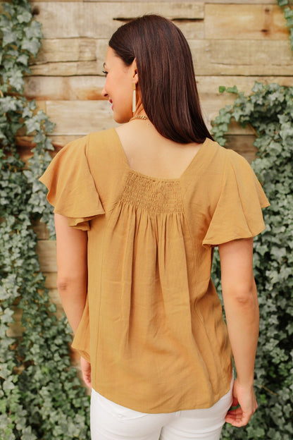 Envy Me Top in Taupe (Online Exclusive) - Uptown Boutique Ramona