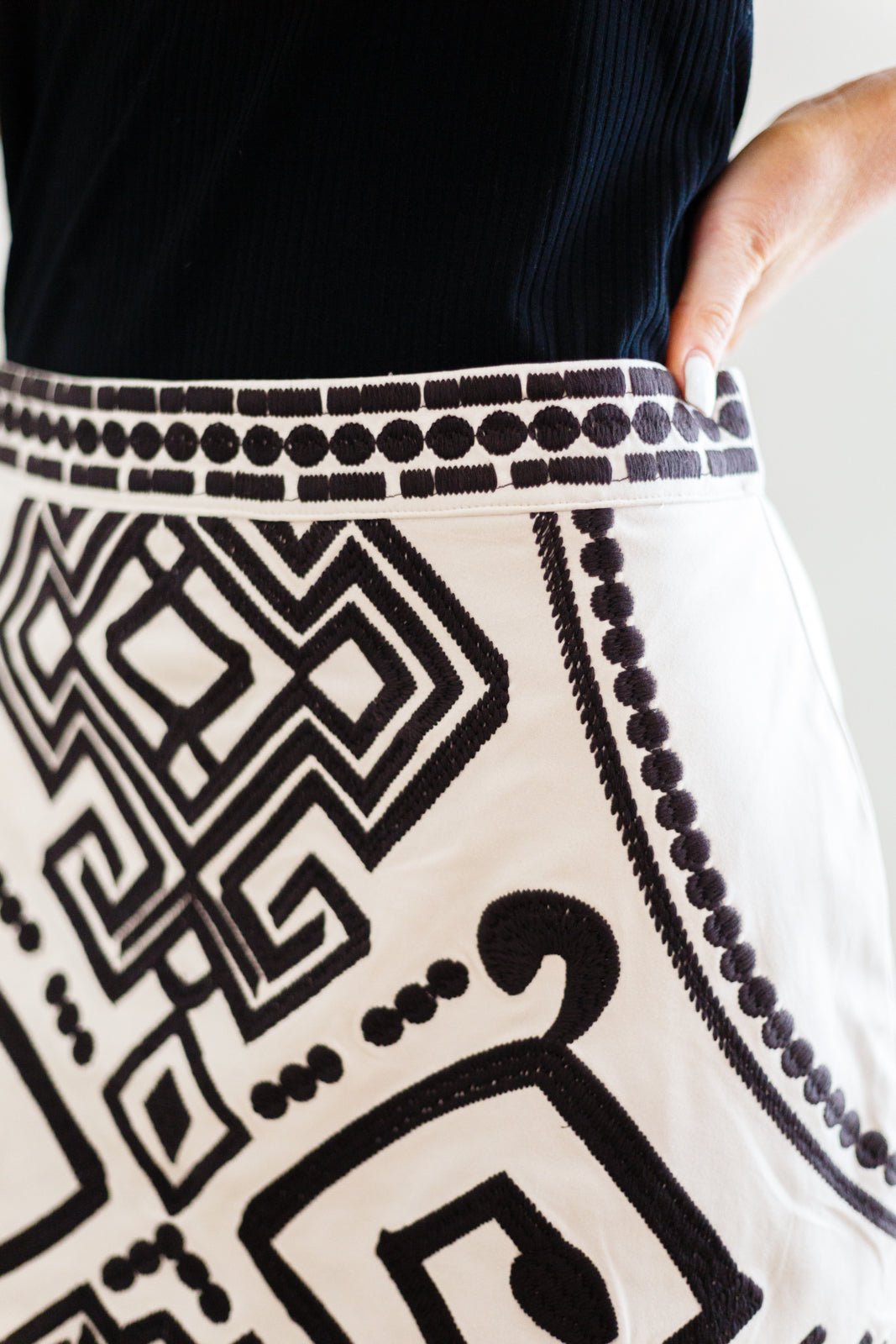 Estrella Patterned Skirt (Online Exclusive) - Uptown Boutique Ramona