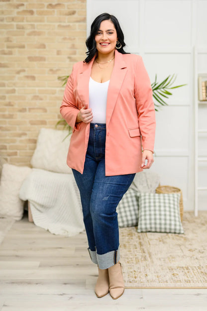 Eugenie Blazer in Mauve (Online Exclusive) - Uptown Boutique Ramona