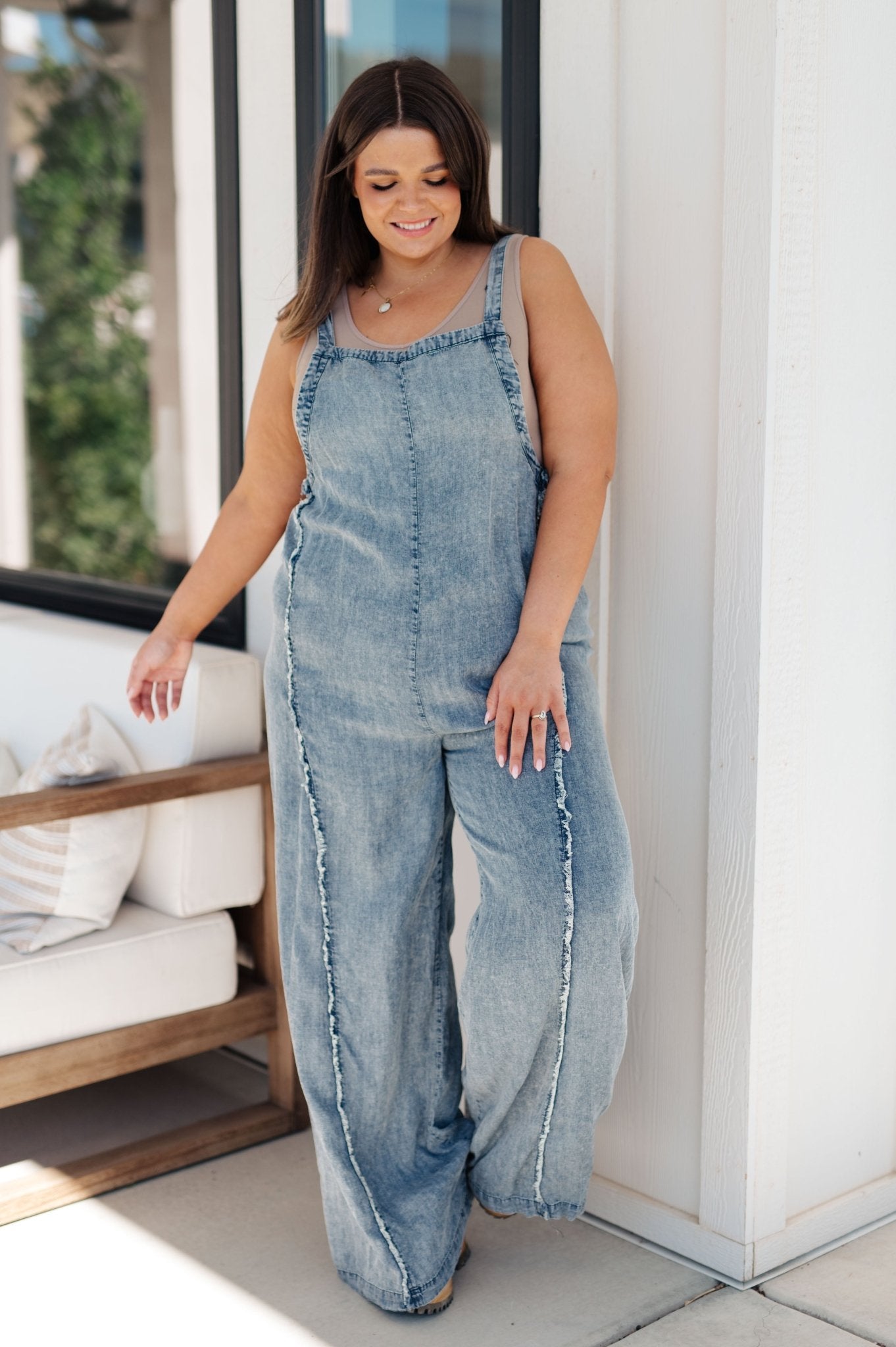 Ever Dependable Mineral Wash Jumpsuit (Online Exclusive) - Uptown Boutique Ramona