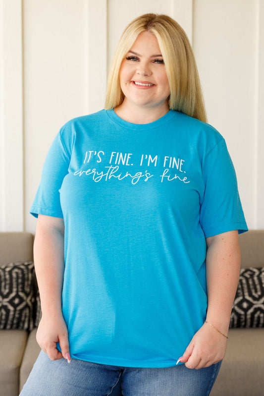 Everything's Fine Graphic Tee (Online Exclusive) - Uptown Boutique Ramona