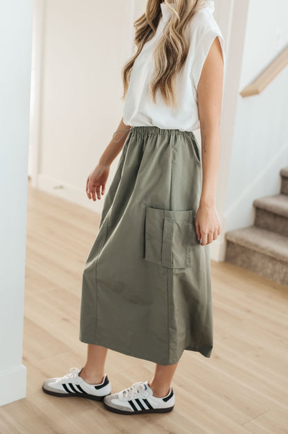 Explain It Away Cargo Skirt (Online Exclusive) - Uptown Boutique Ramona