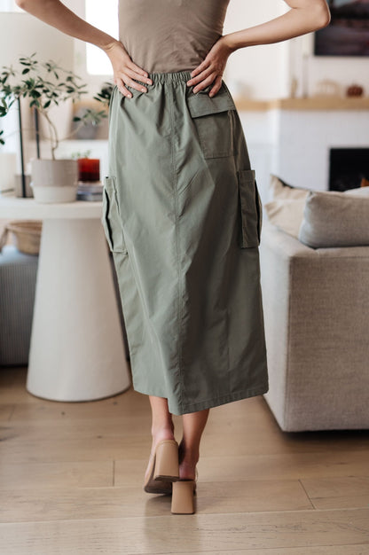 Explain It Away Cargo Skirt (Online Exclusive) - Uptown Boutique Ramona