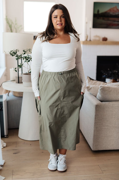 Explain It Away Cargo Skirt (Online Exclusive) - Uptown Boutique Ramona