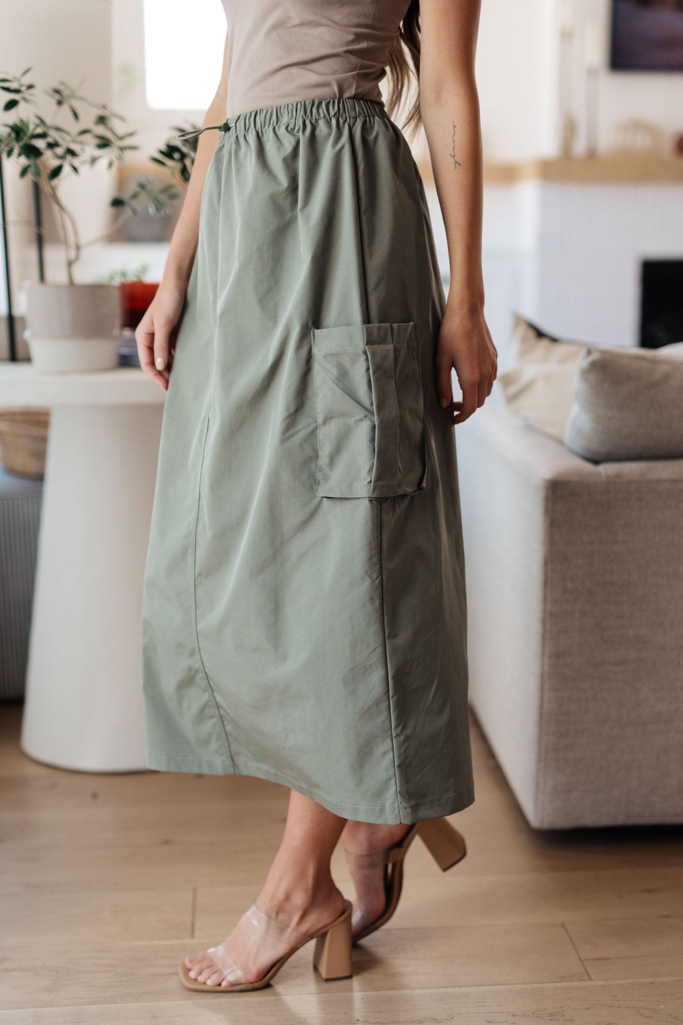 Explain It Away Cargo Skirt (Online Exclusive) - Uptown Boutique Ramona