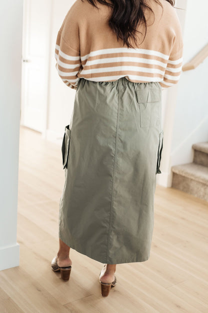 Explain It Away Cargo Skirt (Online Exclusive) - Uptown Boutique Ramona