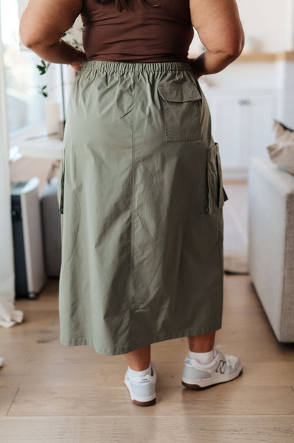 Explain It Away Cargo Skirt (Online Exclusive) - Uptown Boutique Ramona