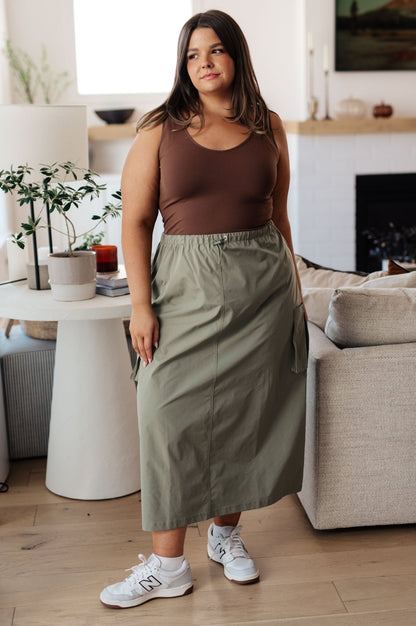 Explain It Away Cargo Skirt (Online Exclusive) - Uptown Boutique Ramona