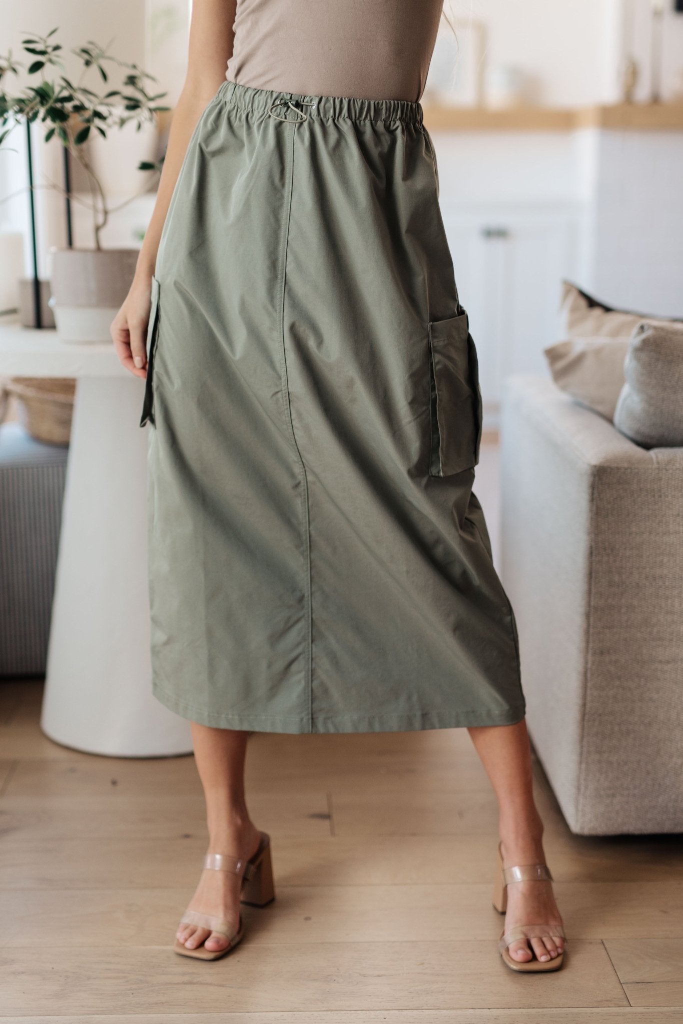 Explain It Away Cargo Skirt (Online Exclusive) - Uptown Boutique Ramona