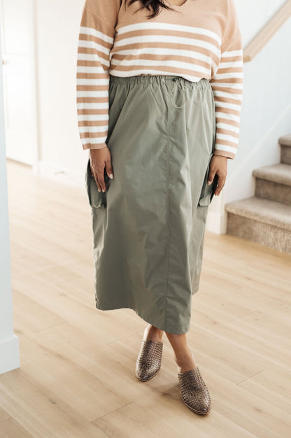 Explain It Away Cargo Skirt (Online Exclusive) - Uptown Boutique Ramona