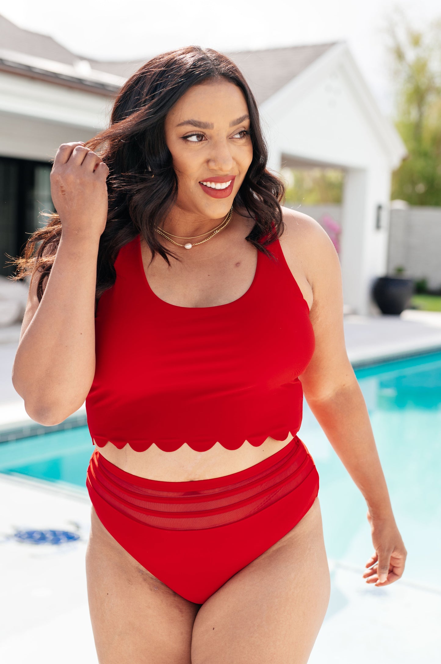 Tonga Scalloped Swim Top (Online Exclusive)