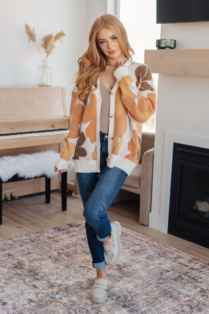 Exquisitely Mod Floral Cardigan (Online Exclusive) - Uptown Boutique Ramona