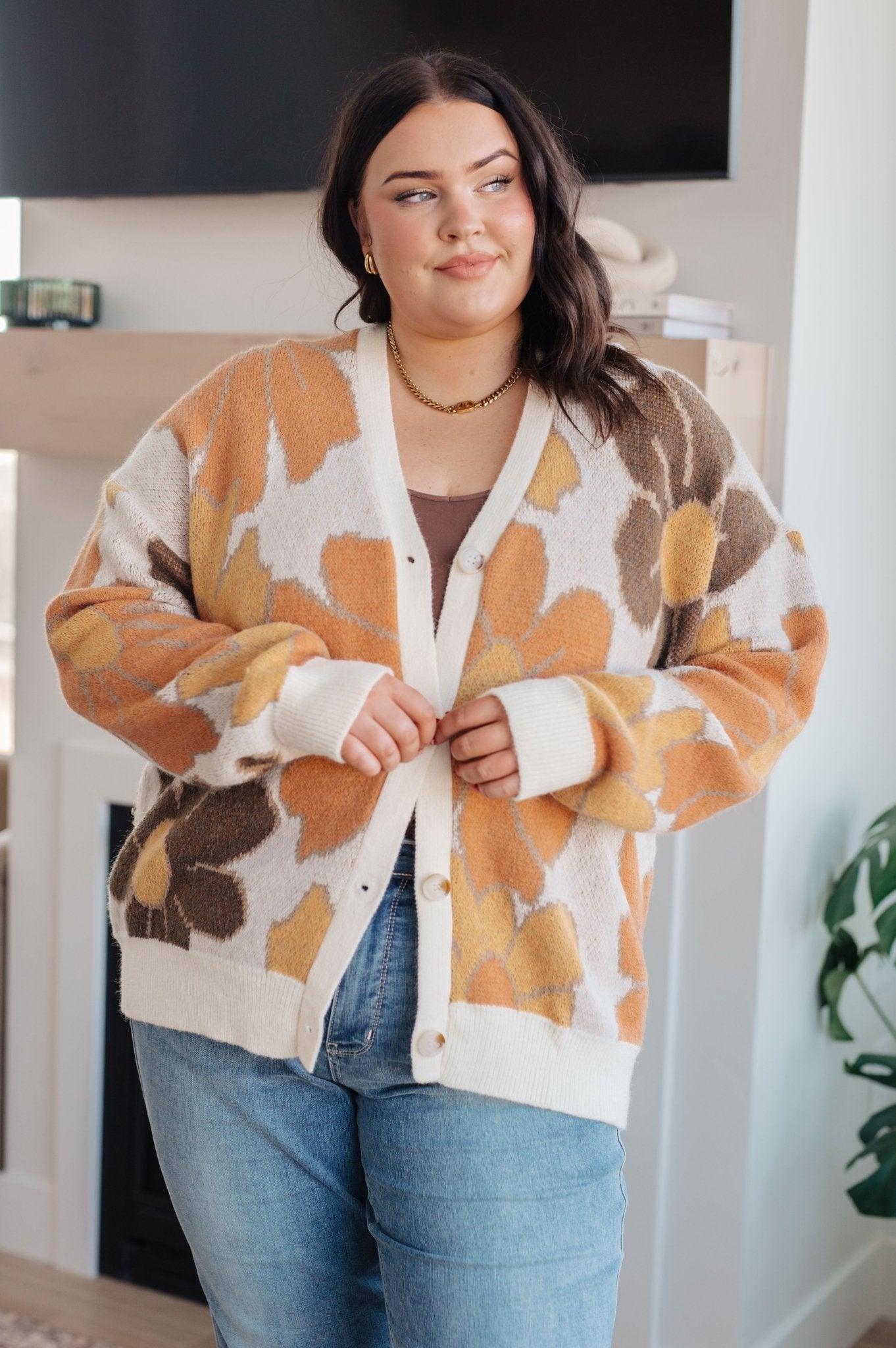 Exquisitely Mod Floral Cardigan (Online Exclusive) - Uptown Boutique Ramona