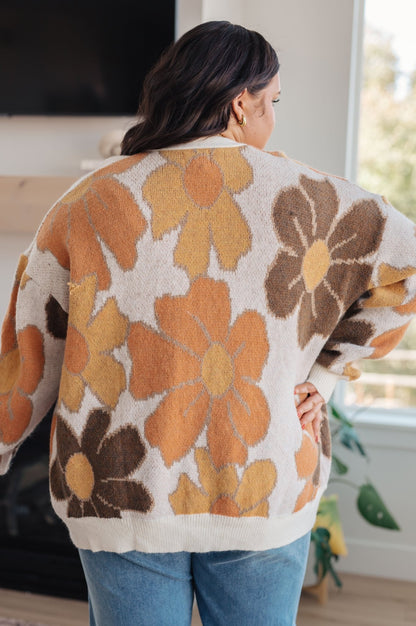 Exquisitely Mod Floral Cardigan (Online Exclusive) - Uptown Boutique Ramona