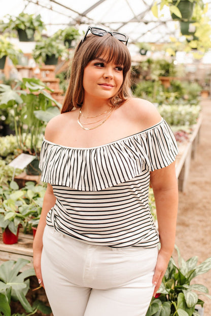 Extra Time Striped Top (Online Exclusive) - Uptown Boutique Ramona