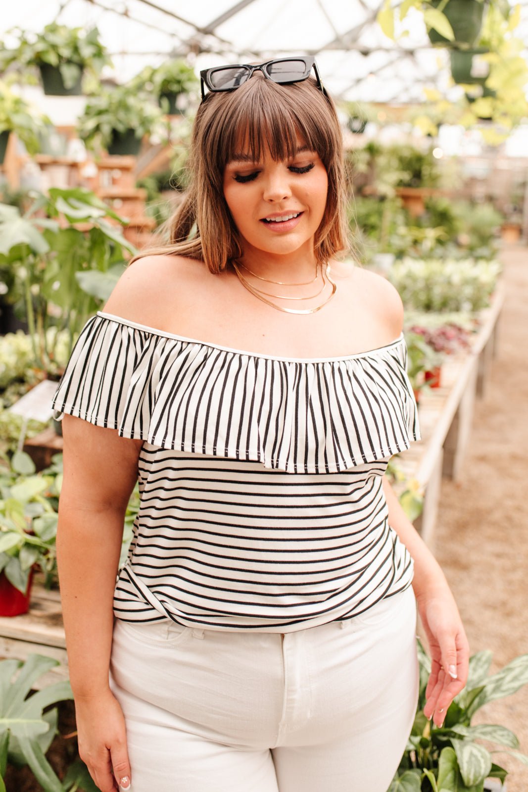 Extra Time Striped Top (Online Exclusive) - Uptown Boutique Ramona