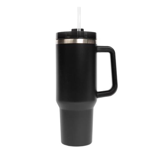 Black 40 oz Travel Tumbler