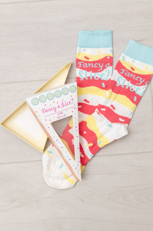 Fancy A Slice? Graphic Socks (Online Exclusive) - Uptown Boutique Ramona