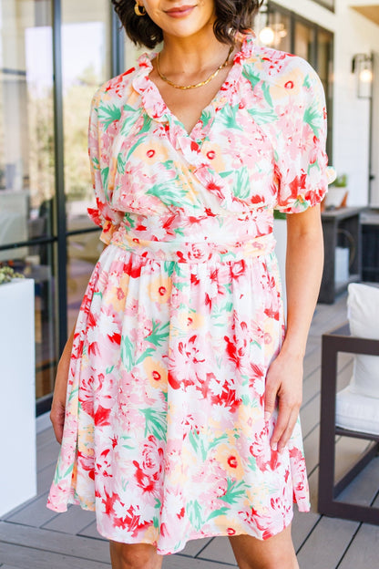 Fancy Free Floral Dress - Uptown Boutique Ramona