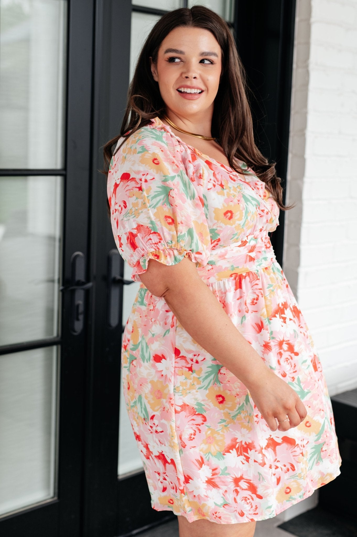 Fancy Free Floral Dress - Uptown Boutique Ramona