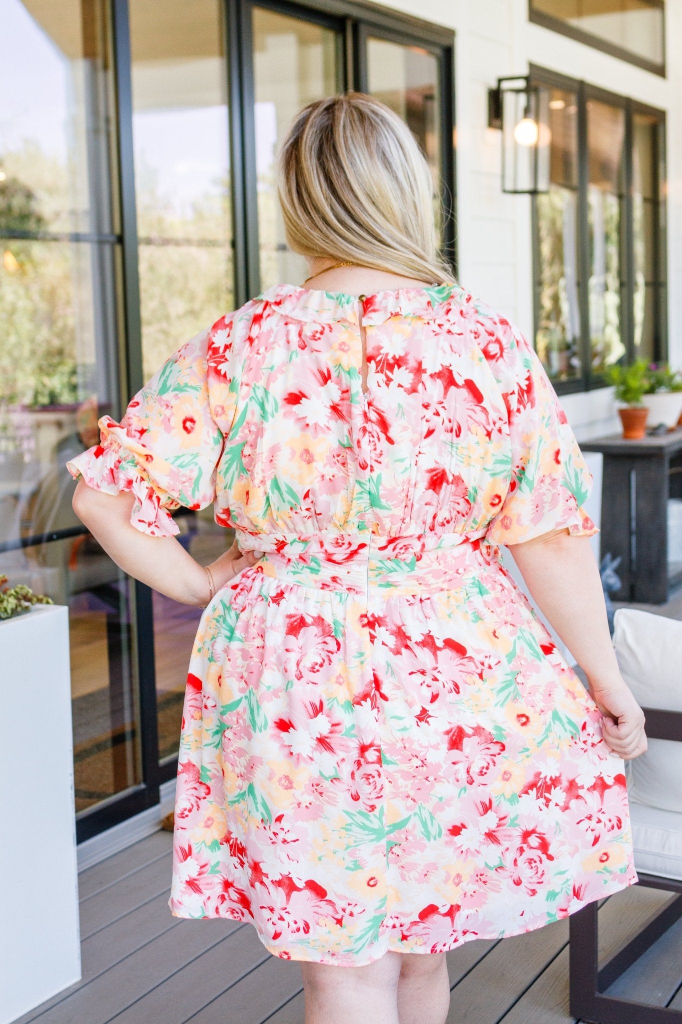 Fancy Free Floral Dress - Uptown Boutique Ramona