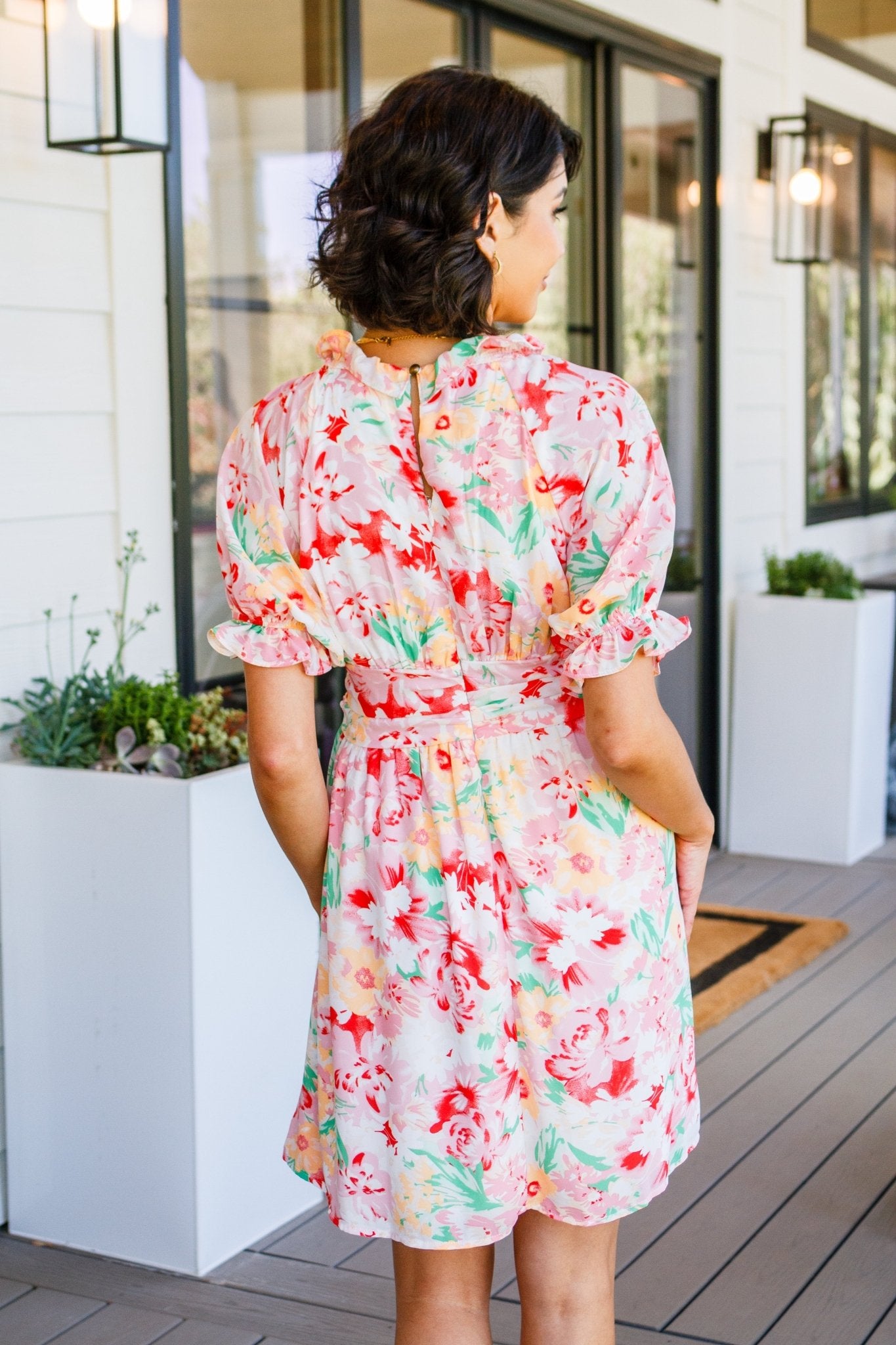 Fancy Free Floral Dress - Uptown Boutique Ramona