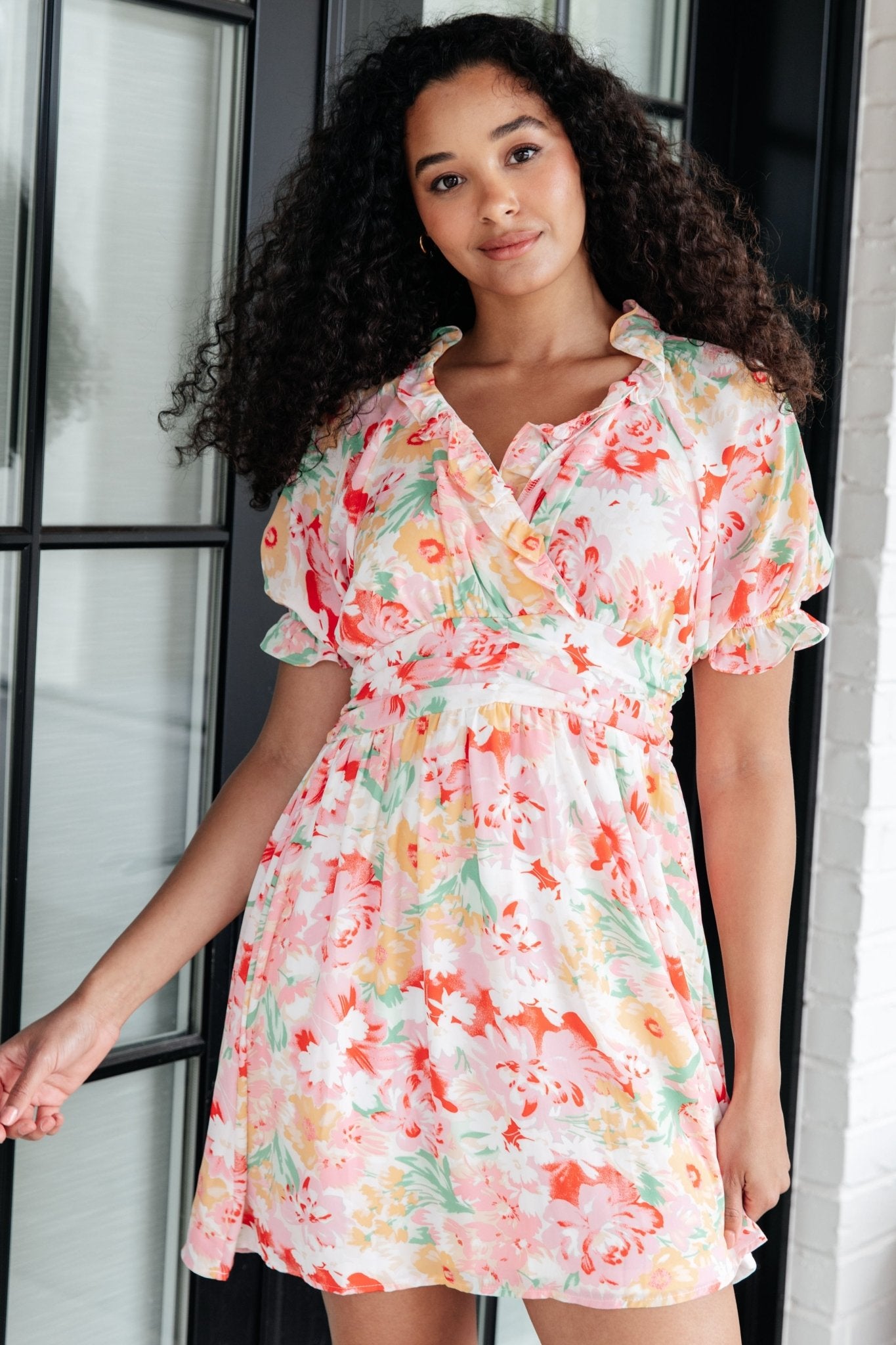 Fancy Free Floral Dress - Uptown Boutique Ramona