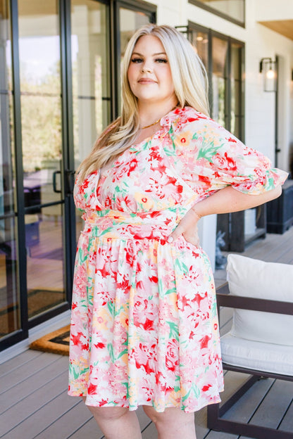 Fancy Free Floral Dress - Uptown Boutique Ramona