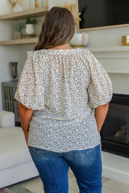 Fancy Me Floral Button Down (Online Exclusive) - Uptown Boutique Ramona