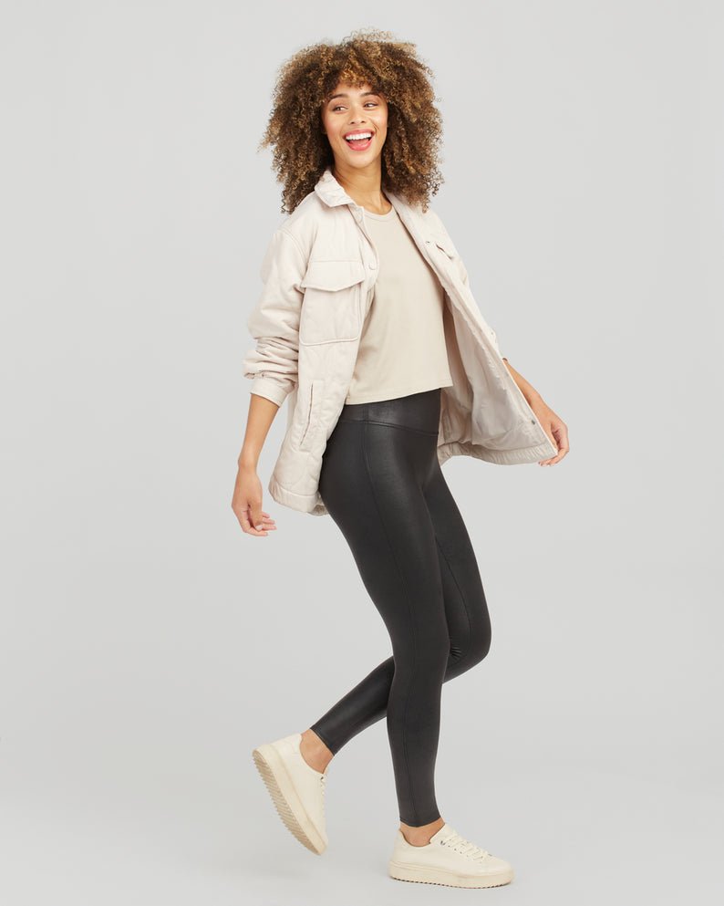 Faux Leather Leggings - Uptown Boutique Ramona