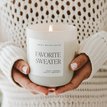 Favorite Sweater Candle - Uptown Boutique Ramona