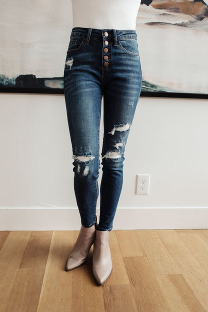 Feelin Warm Patch Jeans (Online Exclusive) - Uptown Boutique Ramona