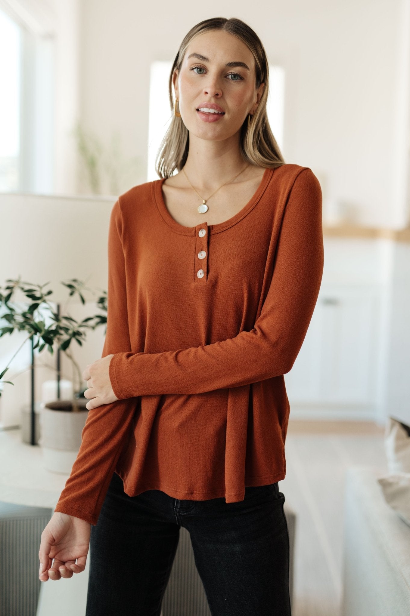 Feeling Better Scoop Neck Top (Online Exclusive) - Uptown Boutique Ramona