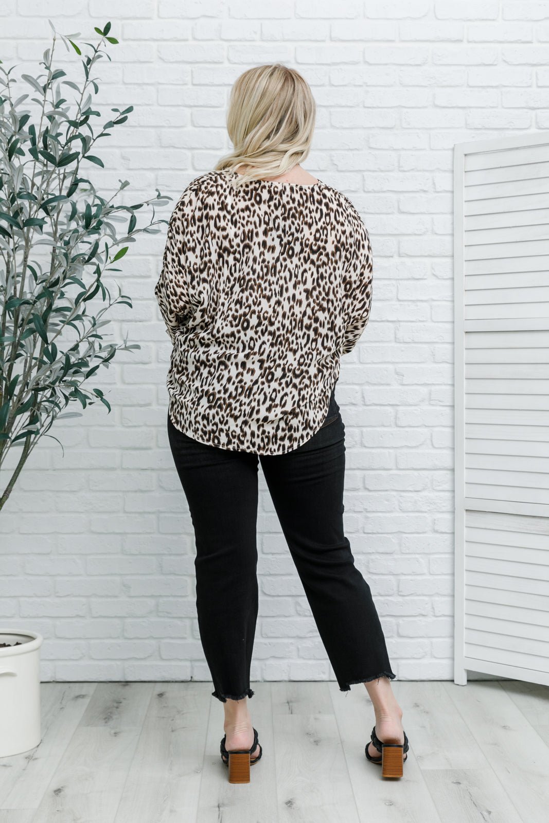 Felicity Animal Print Blouse (Online Exclusive) - Uptown Boutique Ramona