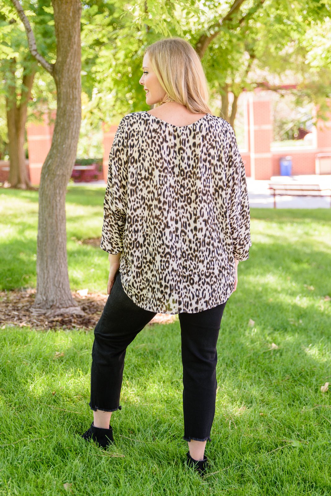 Felicity Animal Print Blouse (Online Exclusive) - Uptown Boutique Ramona