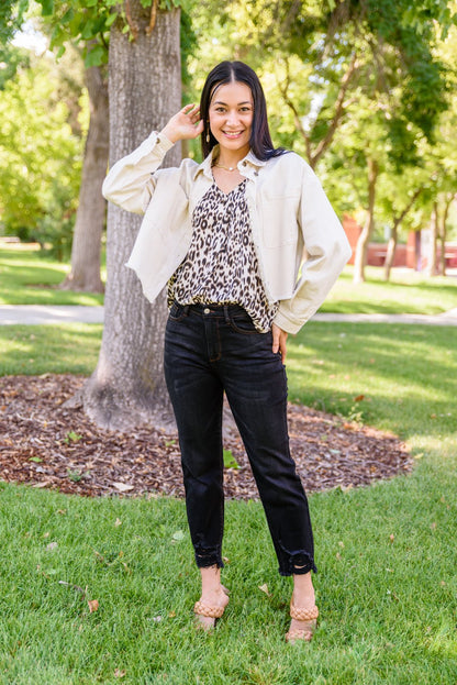 Felicity Animal Print Blouse (Online Exclusive) - Uptown Boutique Ramona