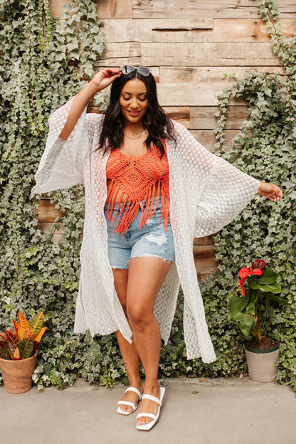 Festival Fringe Tank in Orange (Online Exclusive) - Uptown Boutique Ramona