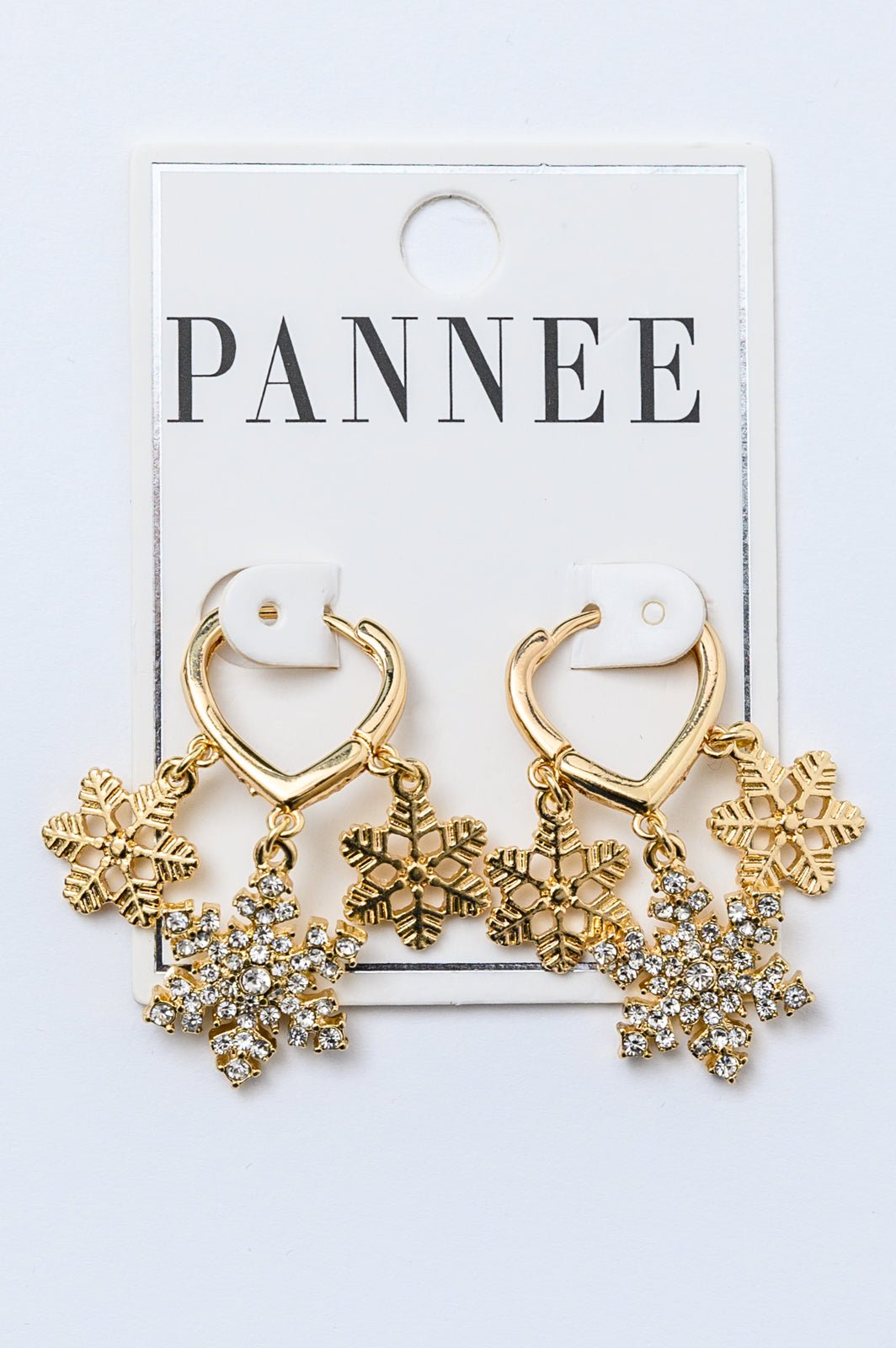 Festive Snowflake Drop Earrings (Online Exclusive) - Uptown Boutique Ramona