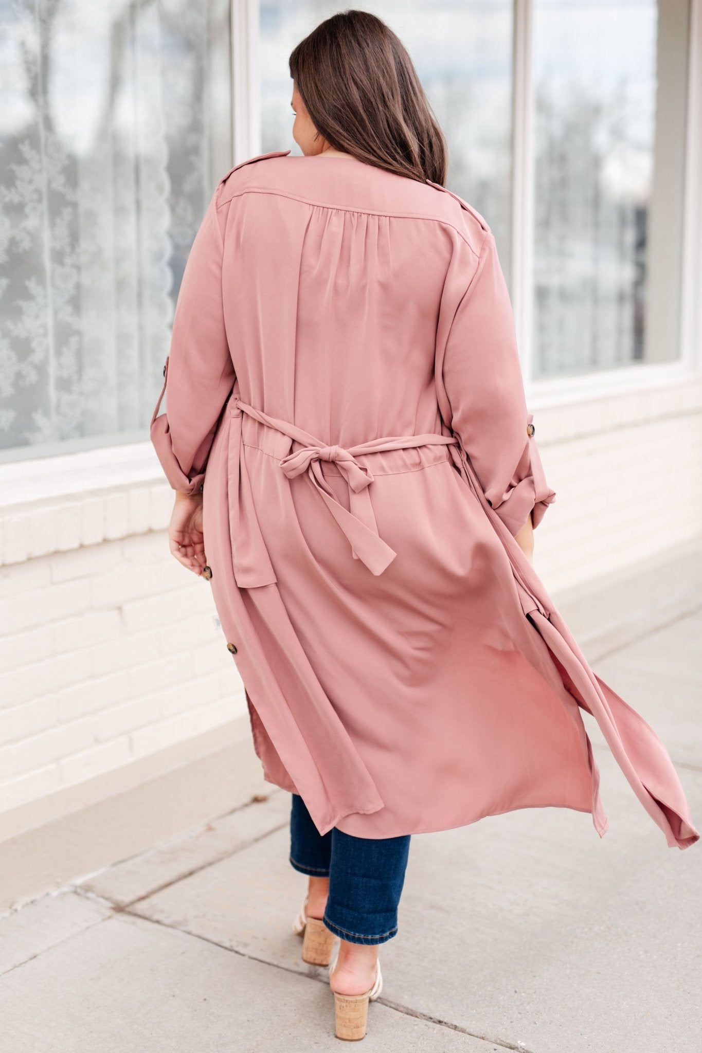 First Day Of Spring Jacket in Dusty Mauve (Online Exclusive) - Uptown Boutique Ramona