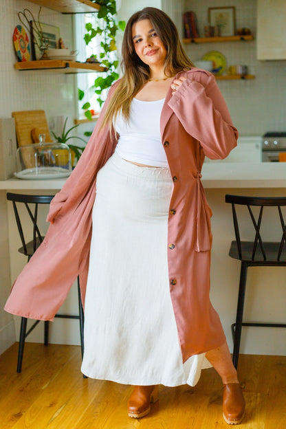 First Day Of Spring Jacket in Dusty Mauve (Online Exclusive) - Uptown Boutique Ramona