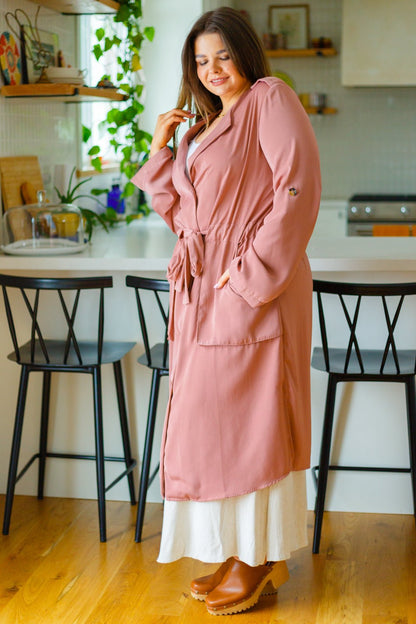 First Day Of Spring Jacket in Dusty Mauve (Online Exclusive) - Uptown Boutique Ramona