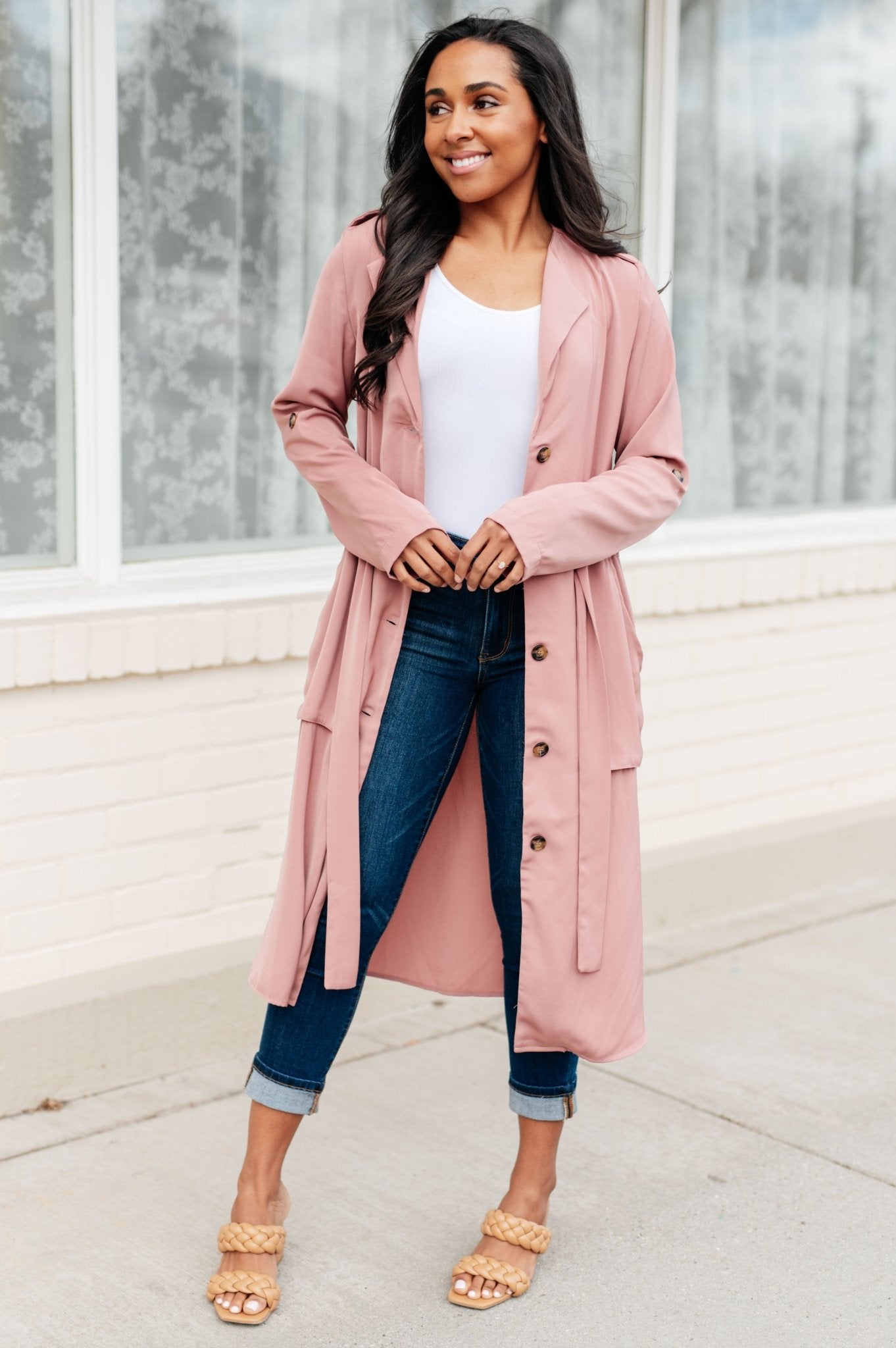 First Day Of Spring Jacket in Dusty Mauve (Online Exclusive) - Uptown Boutique Ramona