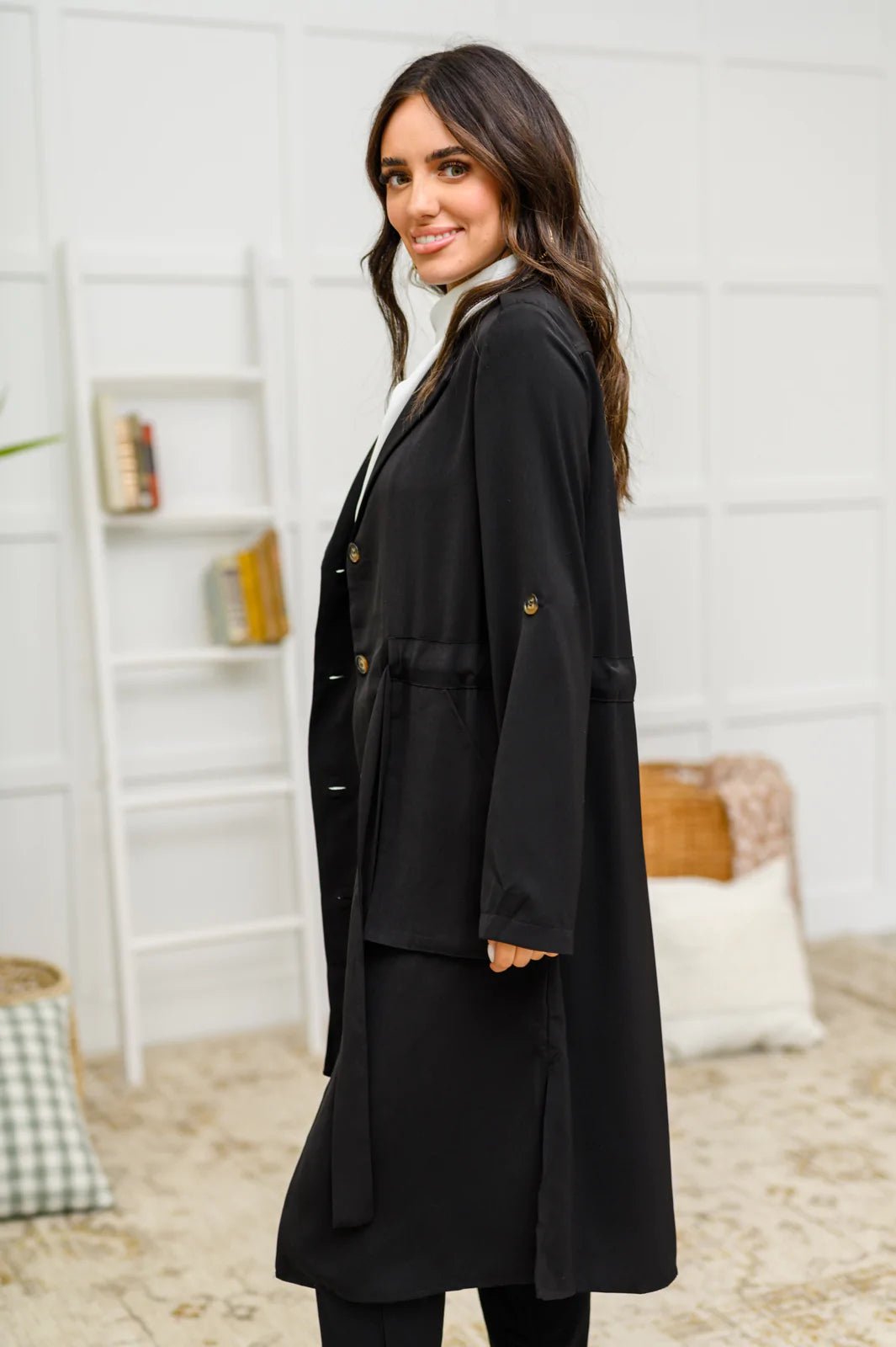 First Day of Winter Jacket in Black (Online Exclusive) - Uptown Boutique Ramona