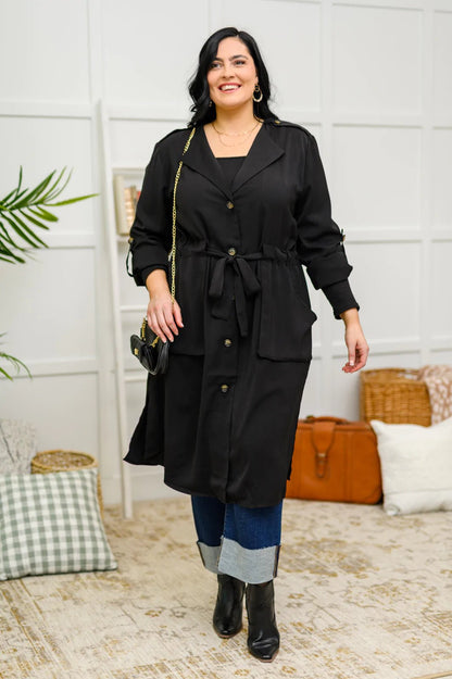 First Day of Winter Jacket in Black (Online Exclusive) - Uptown Boutique Ramona