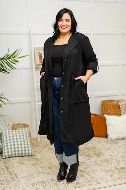 First Day of Winter Jacket in Black (Online Exclusive) - Uptown Boutique Ramona