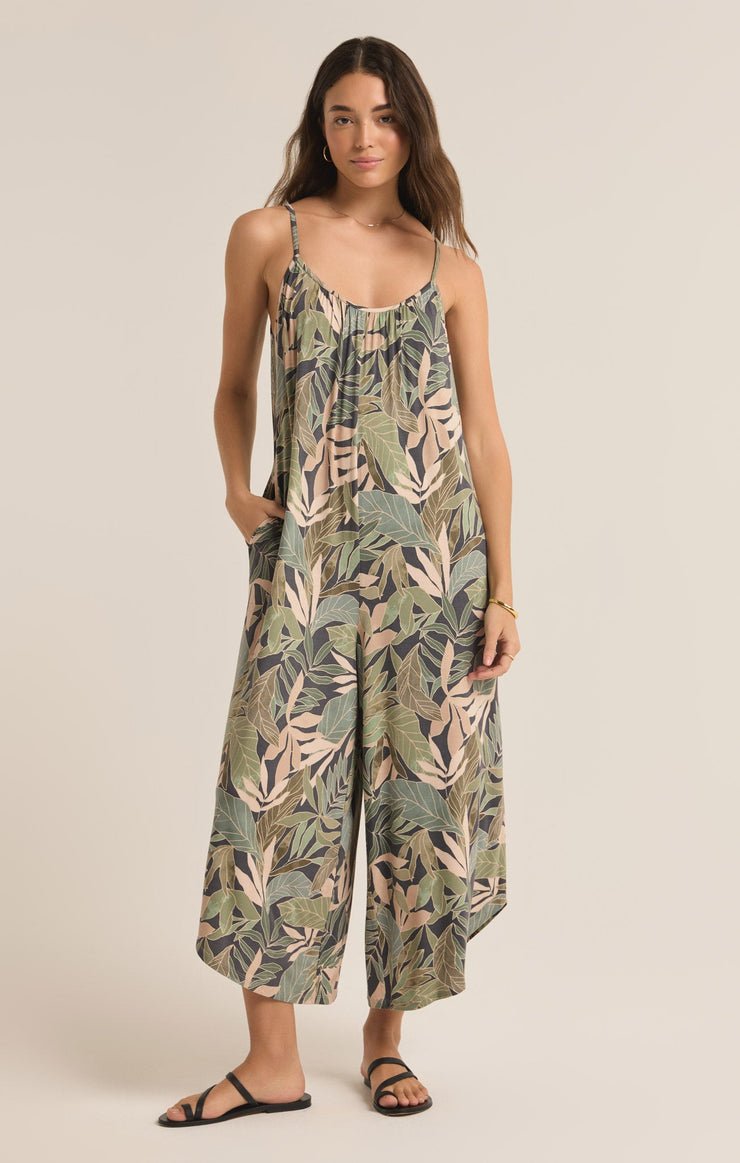 FLARED CUSCO JUMPSUIT - Uptown Boutique Ramona