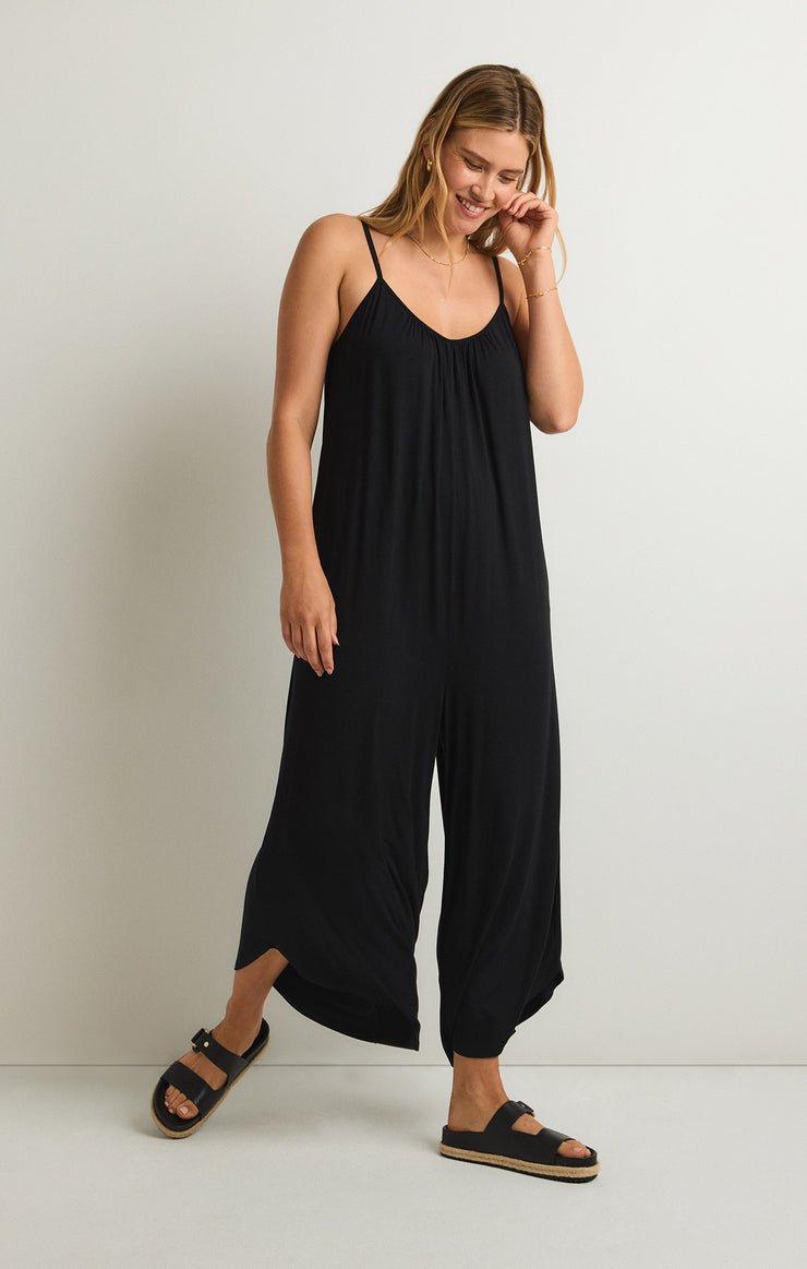 FLARED JUMPSUIT - Uptown Boutique Ramona