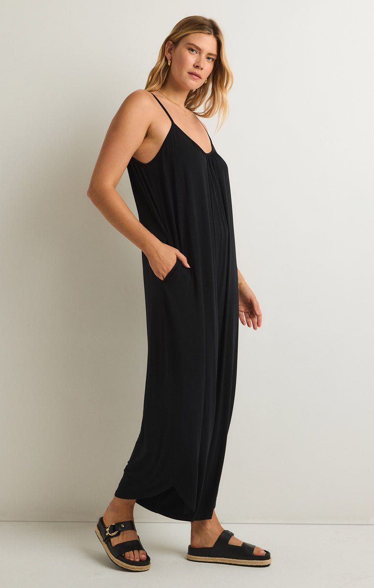 FLARED JUMPSUIT - Uptown Boutique Ramona